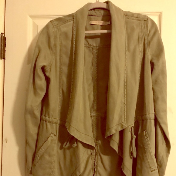 Max Jeans Jackets & Blazers - NWOT MAX JEANS WATERFALL TENCEL JACKET GREEN
